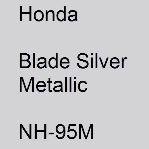 Honda, Blade Silver Metallic, NH-95M.